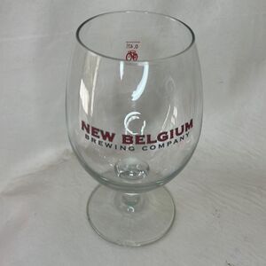 New Belgium Brewing Company 16 Oz Beer Glass 6 1/4 In Tall 2 3/4 In Round Bar